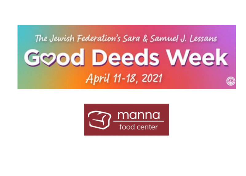 Banner Image for Good Deeds Week Manna Food Drive 